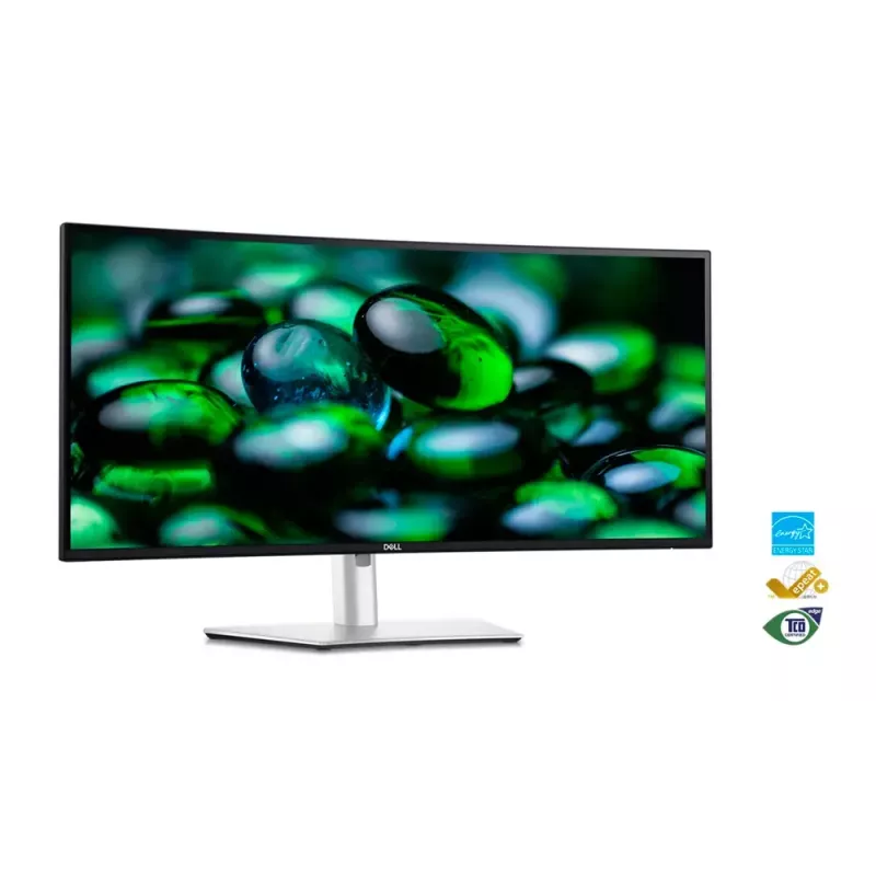 DELL UltraSharp U3425WE kompiuterio monitorius 86,7 cm (34,1 colio) 3440 x 1440 pikselių Wide Quad HD LCD juodas, sidabrinis