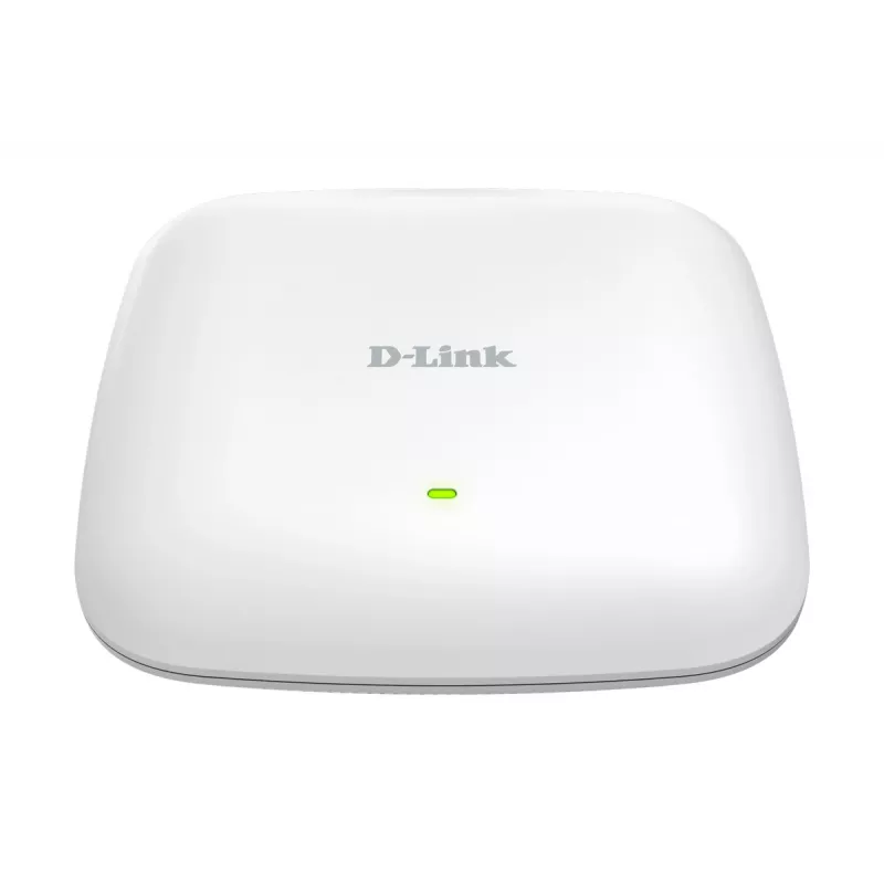 D-Link AX3000 Wi-Fi 6 dviejų juostų PoE prieigos taškas, 2,4 GHz, 5 GHz, 3000 Mbit/s, SNMP, SNMPv2, SNMPv3, WEP, WPA, WPA2, WPA3, 10/100/1000/2500 Mbit/s
