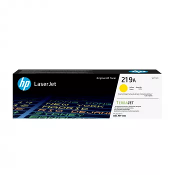 HP 219A geltonas originalus LaserJet tonerių kasetė, 1200 puslapių, geltona, 1 vnt.