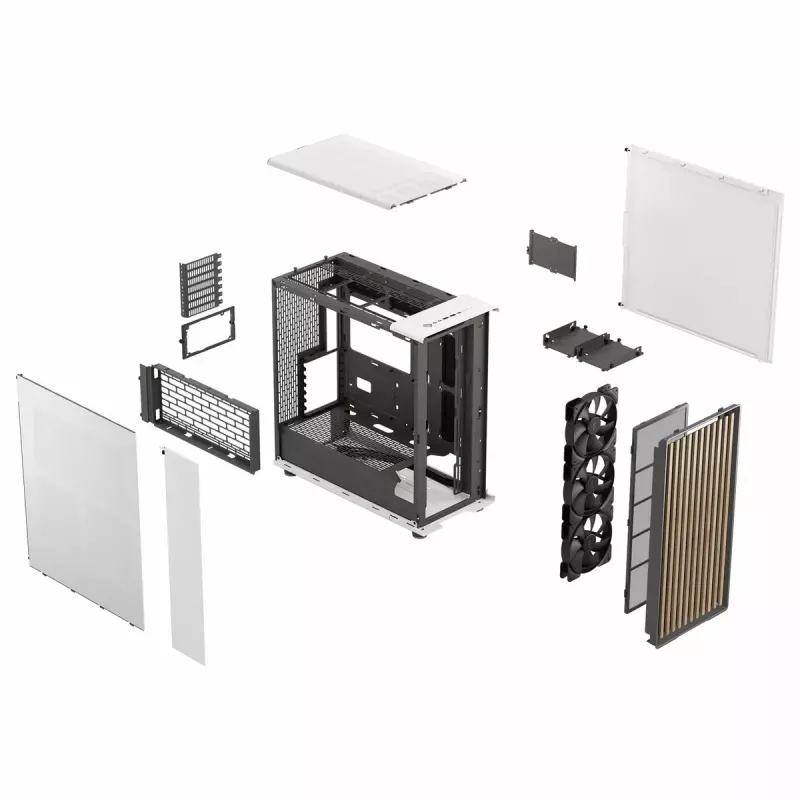 Korpusas Fractal Design FD-C-NOR1X-03 Midi Tower Baltas