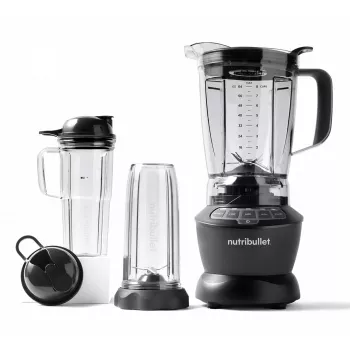 Stalinis blenderis NUTRIBULLET NBF500DG – 1,9 L dubuo, 1200 W, ledo smulkinimas, sidabrinis