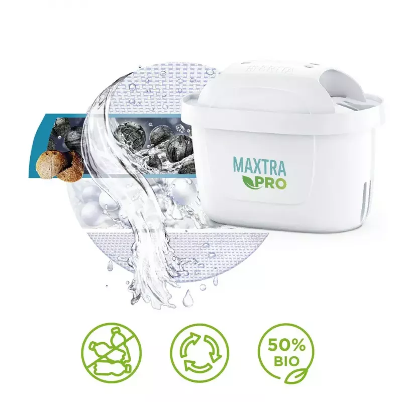 Vandens filtro kasetės BRITA MX+ Pro Pure Performance keitimo rinkinys – 6 vnt., MAXTRA technologija, 150 l talpa, 1 mėn. tarnavimo laikas