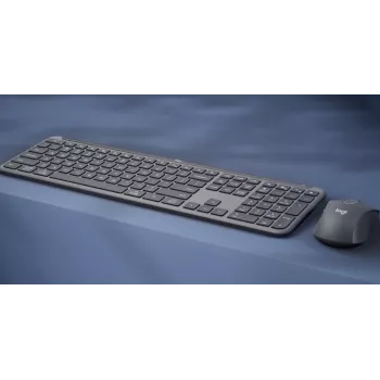 LOGITECH Signature Slim Combo Mk950 - Belaidis klaviatūros ir pelės rinkinys - Grafitas - Qwerty Danų/ Norvegų/ Švedų/ Suomių