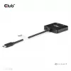 CLUB3D USB-C® Hub į Dual HDMI™ 4K60Hz M/F+PD3.0 100 W