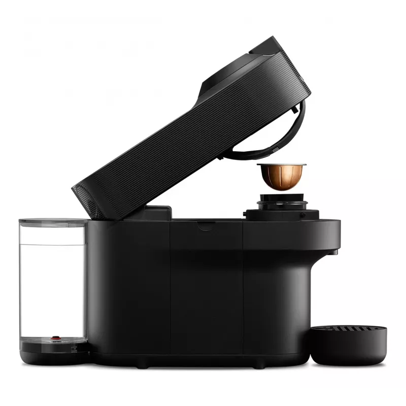 De’Longhi NESPRESSO® Vertuo Pop ENV90.B - Juodasis saldymedis, kapsulinis kavos aparatas, 0,56 l, kavos kapsulės, 1260 W, juoda