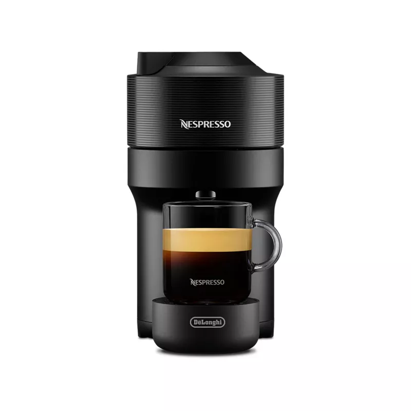 De’Longhi NESPRESSO® Vertuo Pop ENV90.B - Juodasis saldymedis, kapsulinis kavos aparatas, 0,56 l, kavos kapsulės, 1260 W, juoda