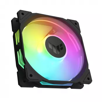 ASUS TUF GAMING TR120 ARGB 3IN1 Black 120 mm ventiliatorių rinkinys aušinimui