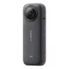Veiksmo kamera Insta360 X4 — 72 MP, 8K (7680×3840) CMOS, 1/2 colio jutiklis, įmontuotas ekranas, Wi‑Fi, 120 kadrų/s, MicroSD, 602 g, juoda