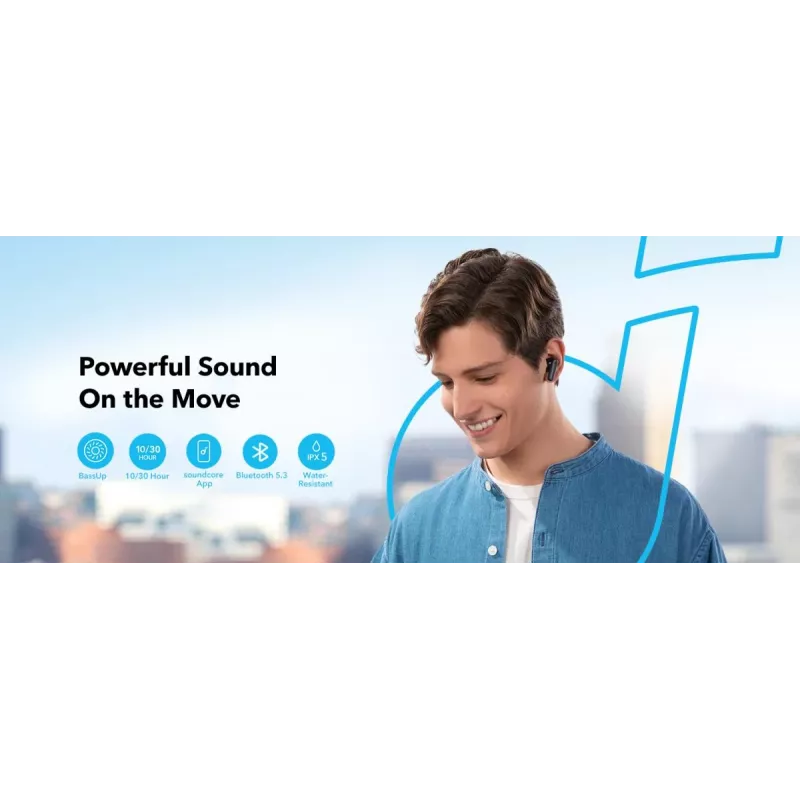Ausinės ANKER Soundcore R50i – juodos