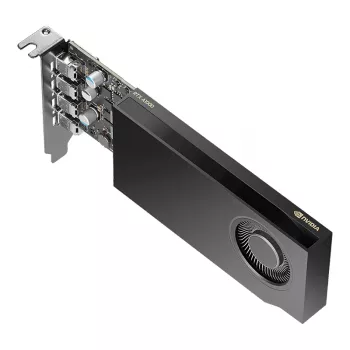 PNY NVIDIA RTX A1000 8GB GDDR6 žemo profilio vaizdo plokštė su 4x mDisplayPort 1.4a