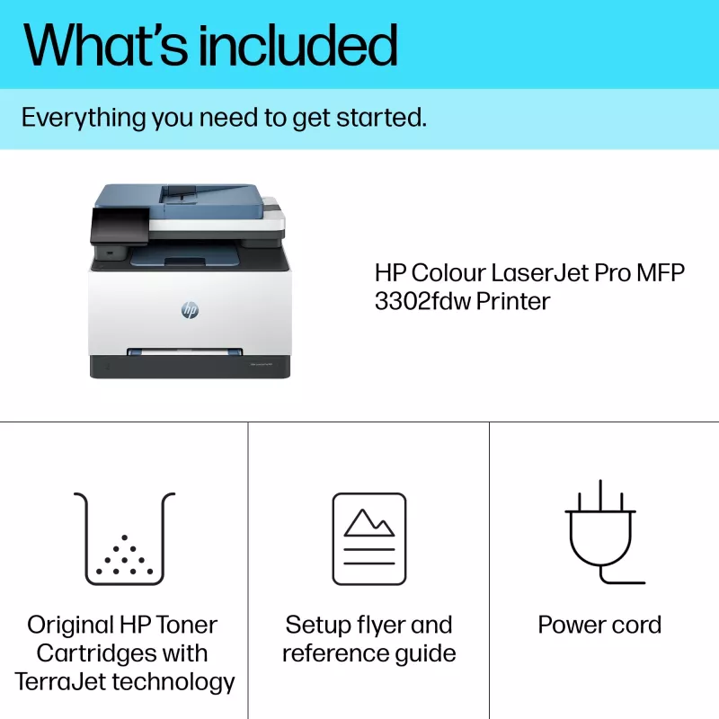 Daugiafunkcis spausdintuvas HP Color LaserJet Pro MFP 3302fdw spalvotas lazerinis