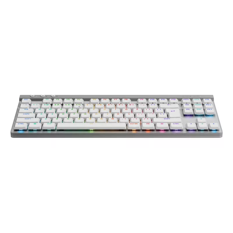 Belaidė klaviatūra Logitech G515 LIGHTSPEED TKL, balta, QWERTY US International