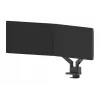 Neomounts DS70-250BL2 NEXT Slim stalo laikiklis dviem monitoriams, spaustuvas/įvorė, 9 kg, 17-32 col.
