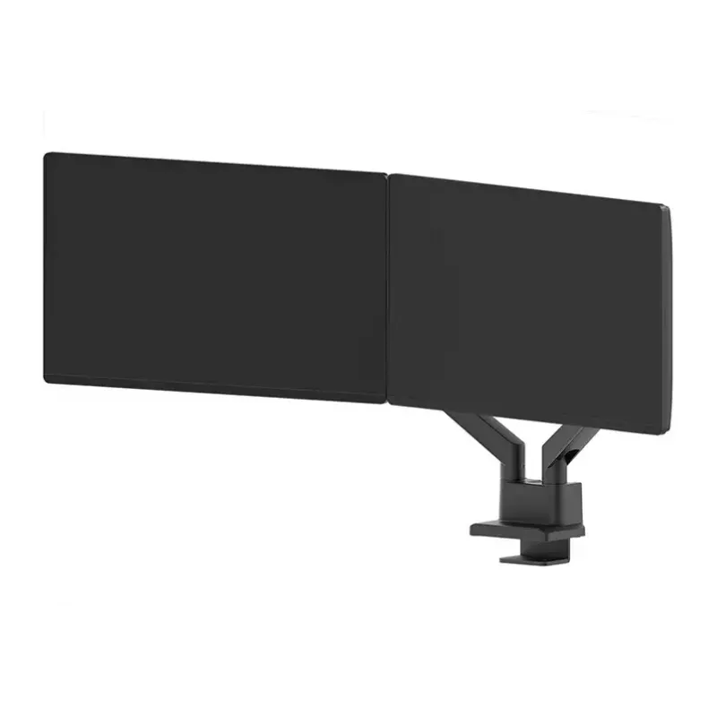 Neomounts DS70-250BL2 NEXT Slim stalo laikiklis dviem monitoriams, spaustuvas/įvorė, 9 kg, 17-32 col.
