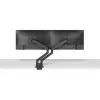 Neomounts DS70-250BL2 NEXT Slim stalo laikiklis dviem monitoriams, spaustuvas/įvorė, 9 kg, 17-32 col.