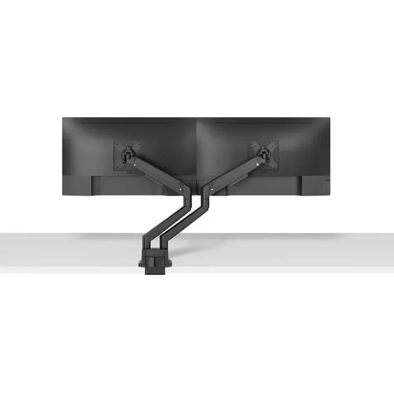 Neomounts DS70-250BL2 NEXT Slim stalo laikiklis dviem monitoriams, spaustuvas/įvorė, 9 kg, 17-32 col.