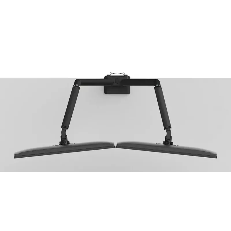 Neomounts DS70-250BL2 NEXT Slim stalo laikiklis dviem monitoriams, spaustuvas/įvorė, 9 kg, 17-32 col.
