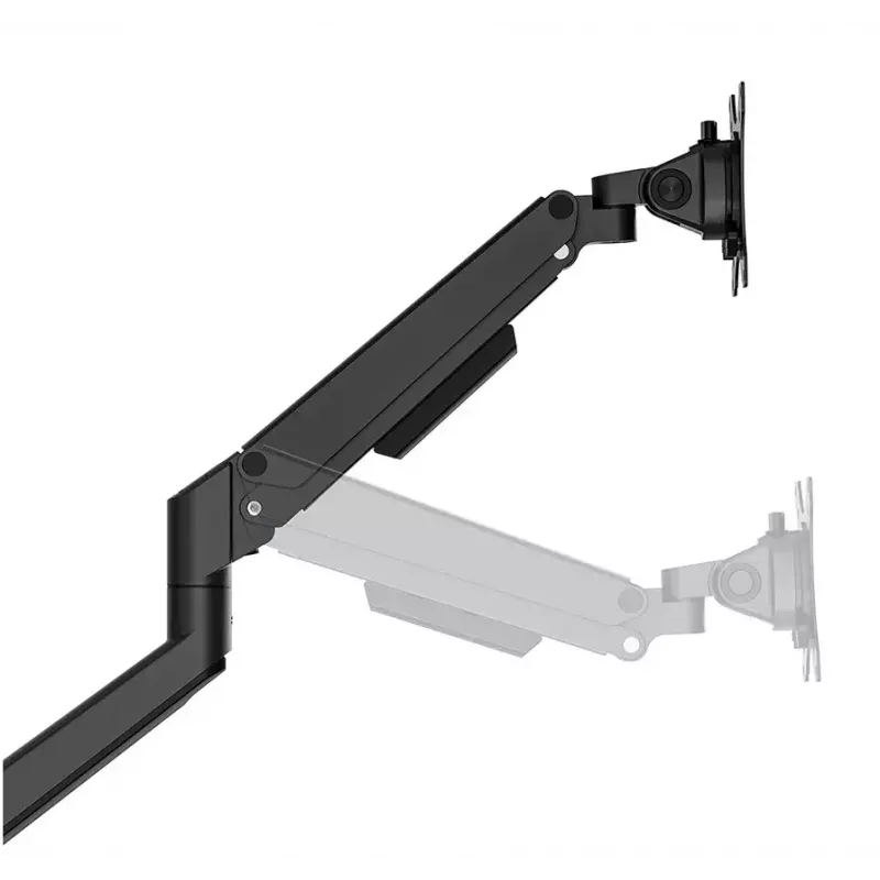 Neomounts DS70-250BL2 NEXT Slim stalo laikiklis dviem monitoriams, spaustuvas/įvorė, 9 kg, 17-32 col.