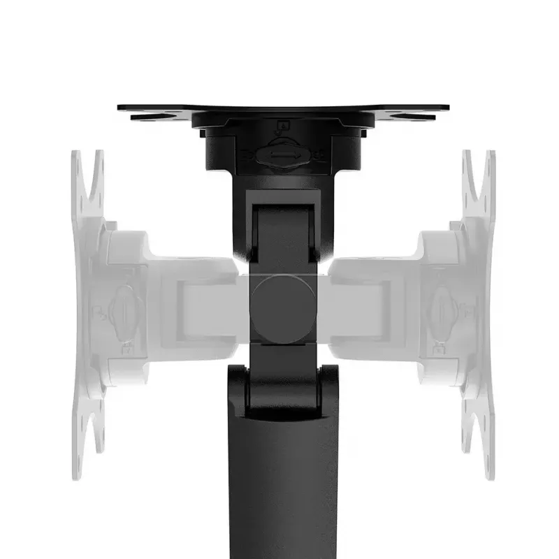 Neomounts DS70-250BL2 NEXT Slim stalo laikiklis dviem monitoriams, spaustuvas/įvorė, 9 kg, 17-32 col.