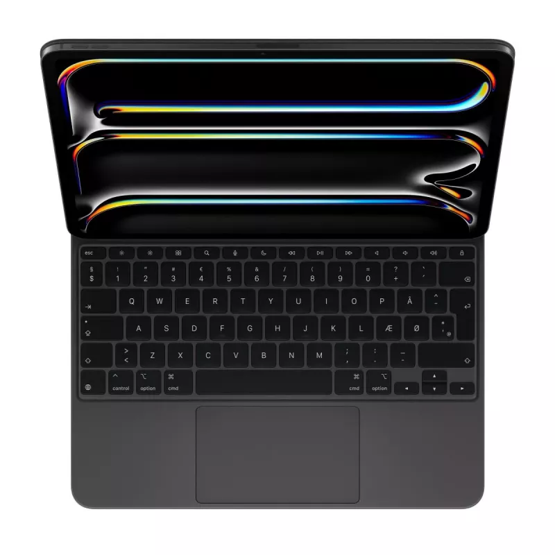 “Apple” Magic Keyboard, skirta 13 colių iPad Pro (M4), Danijos QWERTY išdėstymas, juoda
