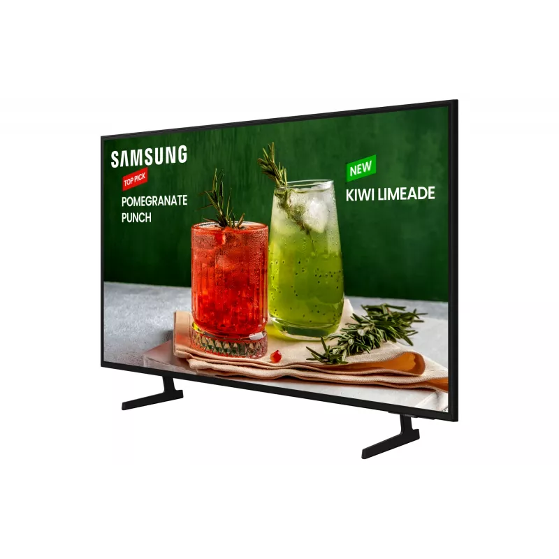 Samsung BE43D-H skaitmeninės reklamos plokščiasis ekranas 109,2 cm (43 colių) LED Wi-Fi 4K Ultra HD juodas Tizen 16/7