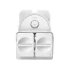 Roborock Qrevo MaxV 0.33 L Baltas šluostantis robotas dulkių siurblys