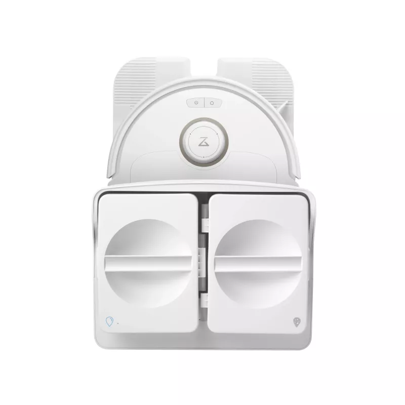 Roborock Qrevo MaxV 0.33 L Baltas šluostantis robotas dulkių siurblys