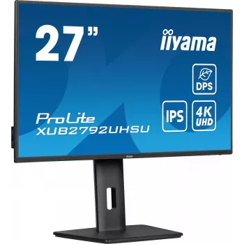 Monitorius iiyama ProLite XUB2792UHSU-B6 68,6 cm (27 col.) 3840 x 2160 pikselių 4K Ultra HD LED juodas