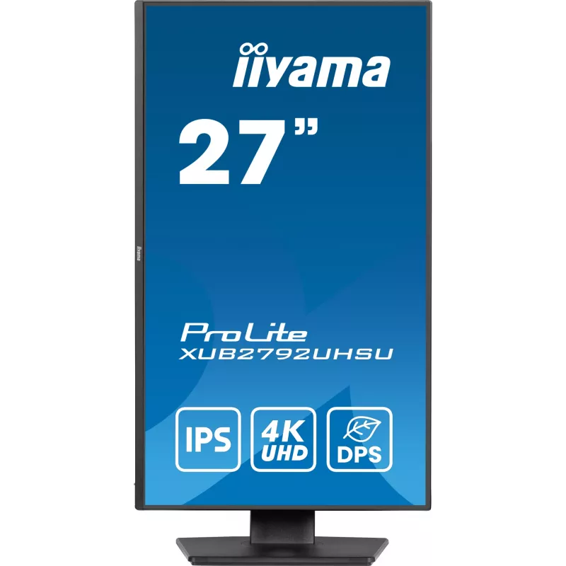 Monitorius iiyama ProLite XUB2792UHSU-B6 68,6 cm (27 col.) 3840 x 2160 pikselių 4K Ultra HD LED juodas