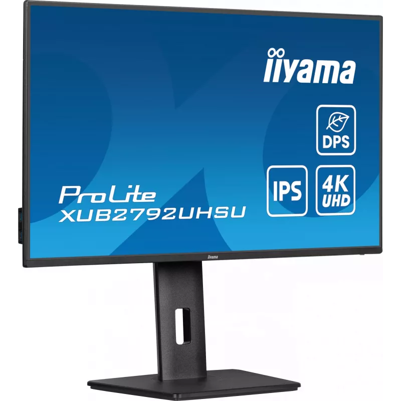 Monitorius iiyama ProLite XUB2792UHSU-B6 68,6 cm (27 col.) 3840 x 2160 pikselių 4K Ultra HD LED juodas