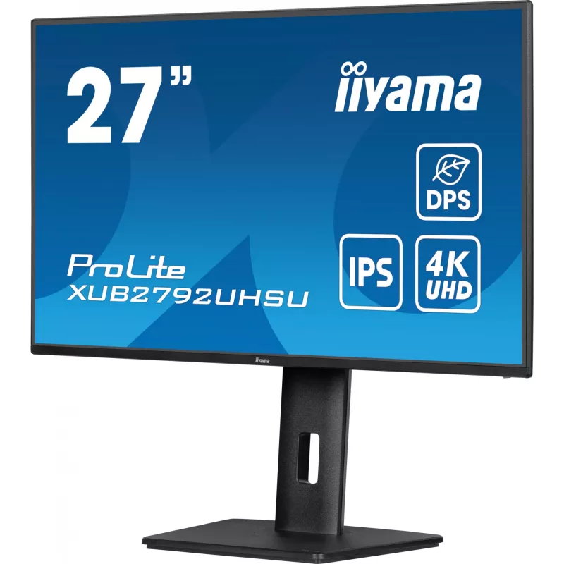 Monitorius iiyama ProLite XUB2792UHSU-B6 68,6 cm (27 col.) 3840 x 2160 pikselių 4K Ultra HD LED juodas