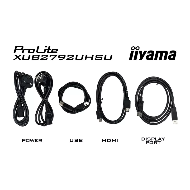 Monitorius iiyama ProLite XUB2792UHSU-B6 68,6 cm (27 col.) 3840 x 2160 pikselių 4K Ultra HD LED juodas