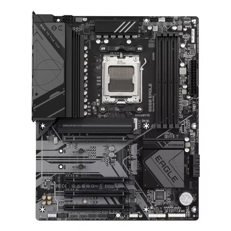 Motininė plokštė GIGABYTE B650 EAGLE ATX, AMD B650 mikroschemų rinkinys, Socket AM5, DDR5, 4x DIMM, 3x M.2, PCIe 5.0 x16