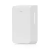 Prieigos taškas UBIQUITI U7 Pro Wall — sieninis Wi‑Fi 6 AP, 2.4/5/6 GHz, 6 erdvinių srautų, 2500 Mbps LAN, PoE (44–57 V), vidaus, baltas