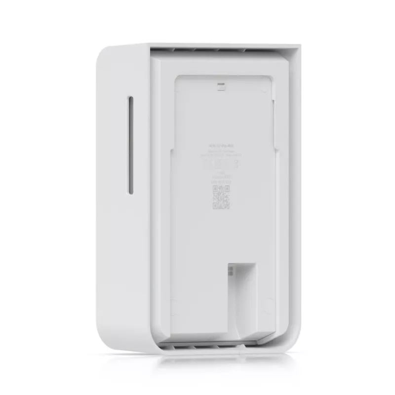 Prieigos taškas UBIQUITI U7 Pro Wall — sieninis Wi‑Fi 6 AP, 2.4/5/6 GHz, 6 erdvinių srautų, 2500 Mbps LAN, PoE (44–57 V), vidaus, baltas