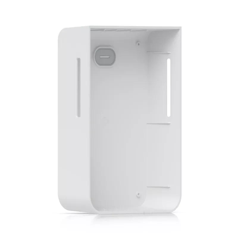 Prieigos taškas UBIQUITI U7 Pro Wall — sieninis Wi‑Fi 6 AP, 2.4/5/6 GHz, 6 erdvinių srautų, 2500 Mbps LAN, PoE (44–57 V), vidaus, baltas