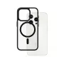PanzerGlass CARE™ by ® Urban Combat dėklas iPhone 15 Pro, permatomas su juodais MagSafe akcentais
