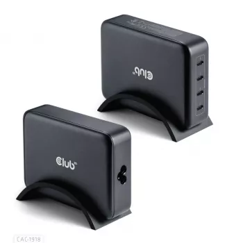 CLUB3D CAC-1918 Universalus 240W 4x USB-C įkroviklis juodas