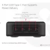 CLUB3D CAC-1918 Universalus 240W 4x USB-C įkroviklis juodas