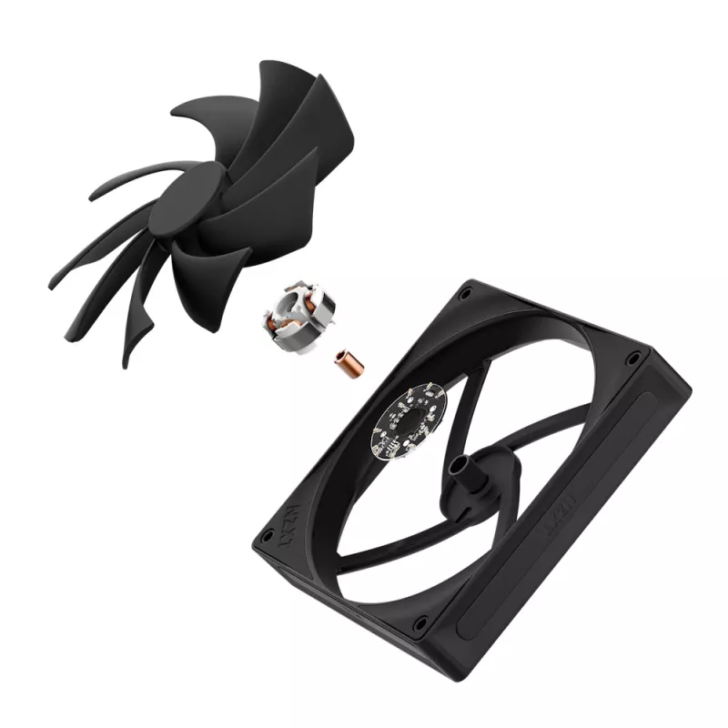 NZXT aušinimo ventiliatorius F140q 140mm juodas tylus oro srautas