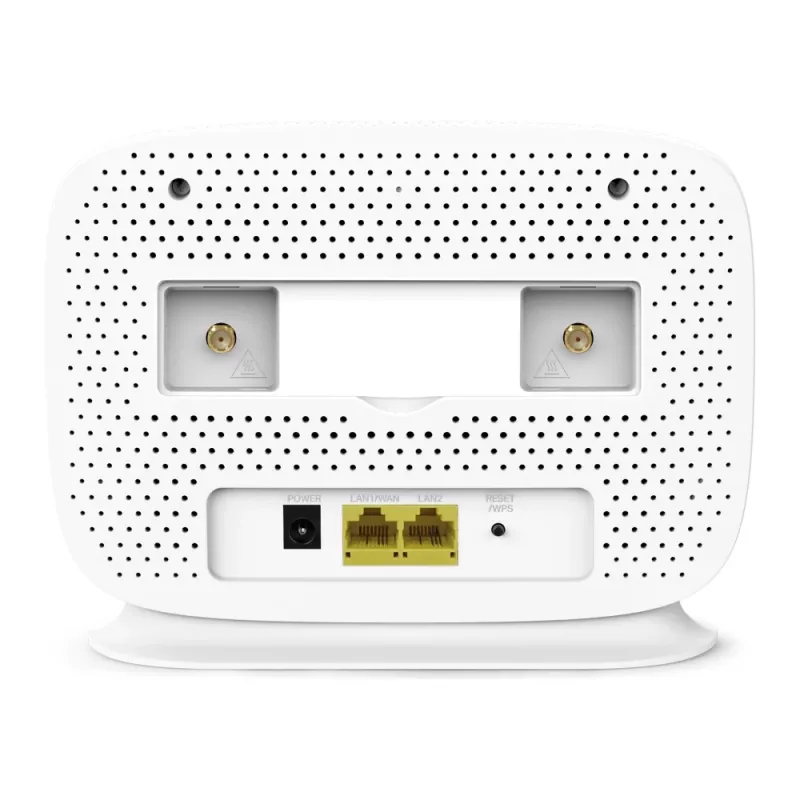 TP-Link 300 Mbps belaidis N 4G LTE maršrutizatorius, Wi-Fi 4 (802.11n), vienos juostos (2,4 GHz), Ethernet LAN, 4G, baltas, stalinis