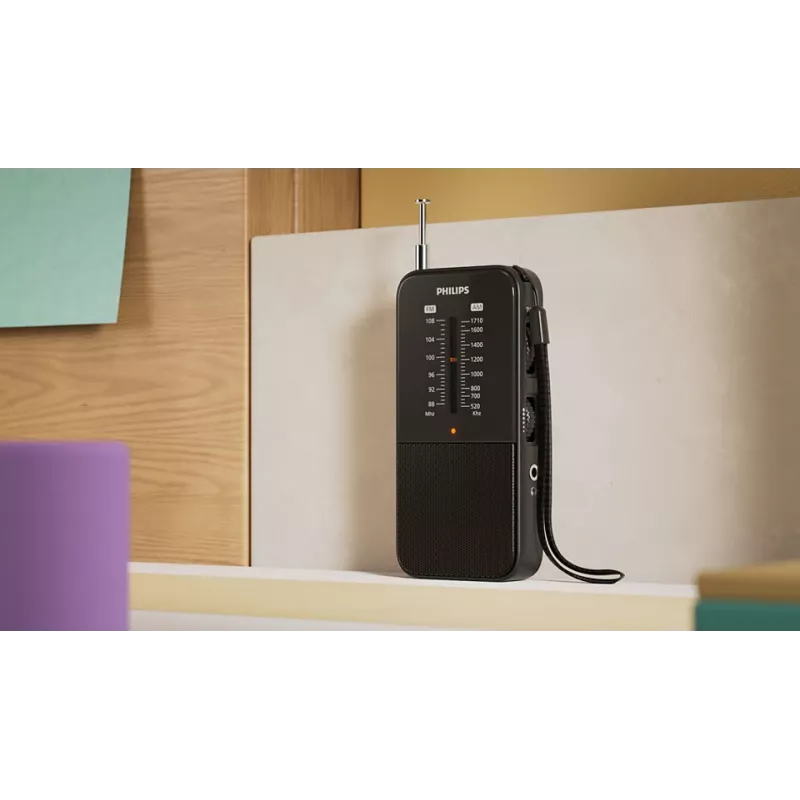 Nešiojamas radijas Philips TAR1509/00 analoginis AM FM juodas