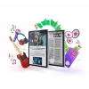 Lenovo Tab Plus planšetinis kompiuteris 11,5 colio, MediaTek, 128 GB, 8 GB RAM, Wi-Fi 5, Android 14, pilka
