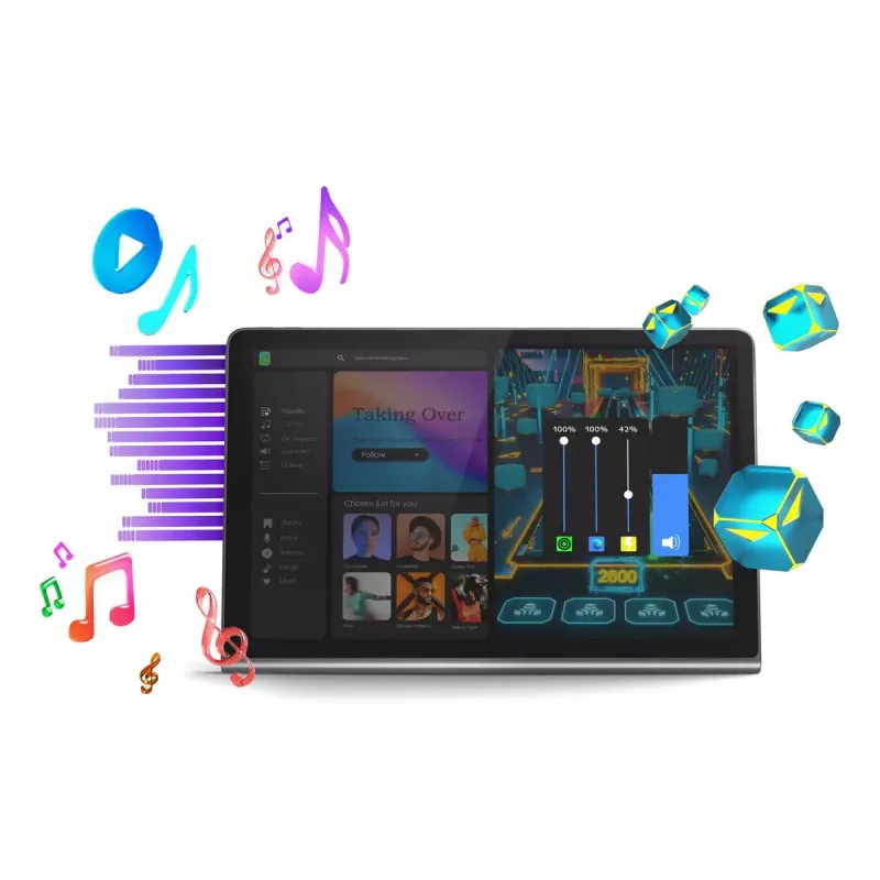 Lenovo Tab Plus planšetinis kompiuteris 11,5 colio, MediaTek, 128 GB, 8 GB RAM, Wi-Fi 5, Android 14, pilka