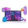 Lenovo Tab Plus planšetinis kompiuteris 11,5 colio, MediaTek, 128 GB, 8 GB RAM, Wi-Fi 5, Android 14, pilka