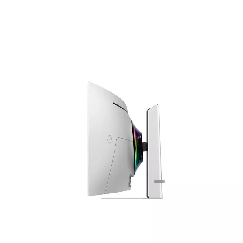 49 colių OLED lenktas monitorius Samsung S49DG934SU – 5120×1440 Dual QHD, 32:9, 0,03 ms, USB hub, VESA, aukštis reguliuojamas, sidabrinis