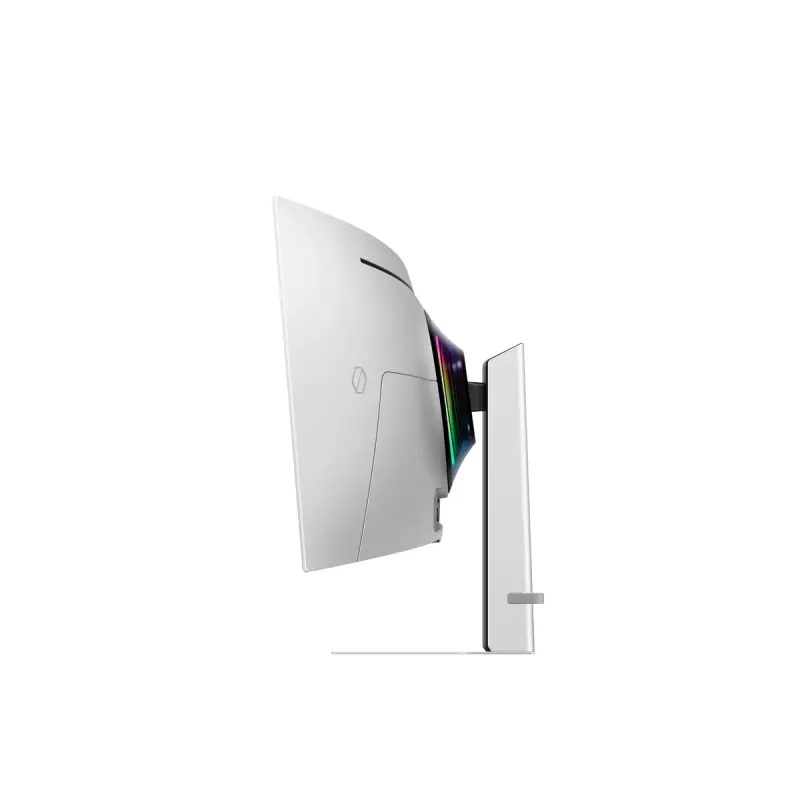 49 colių OLED lenktas monitorius Samsung S49DG934SU – 5120×1440 Dual QHD, 32:9, 0,03 ms, USB hub, VESA, aukštis reguliuojamas, sidabrinis