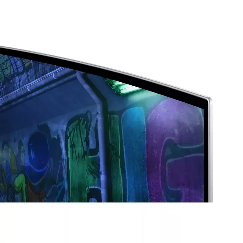 49 colių OLED lenktas monitorius Samsung S49DG934SU – 5120×1440 Dual QHD, 32:9, 0,03 ms, USB hub, VESA, aukštis reguliuojamas, sidabrinis