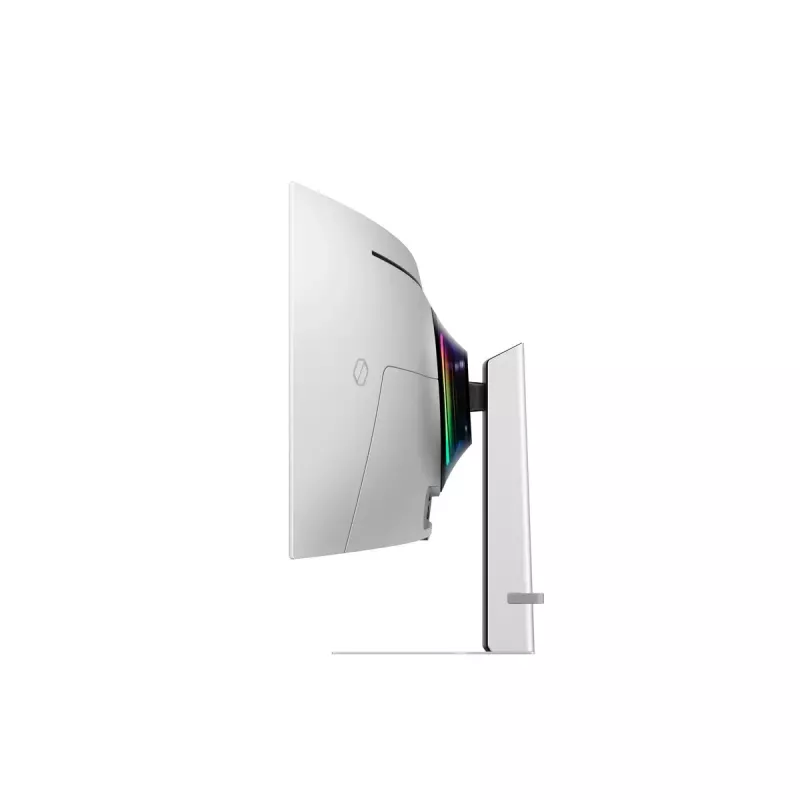 49 colių OLED lenktas monitorius Samsung S49DG934SU – 5120×1440 Dual QHD, 32:9, 0,03 ms, USB hub, VESA, aukštis reguliuojamas, sidabrinis