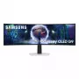49 colių OLED lenktas monitorius Samsung S49DG934SU – 5120×1440 Dual QHD, 32:9, 0,03 ms, USB hub, VESA, aukštis reguliuojamas, sidabrinis